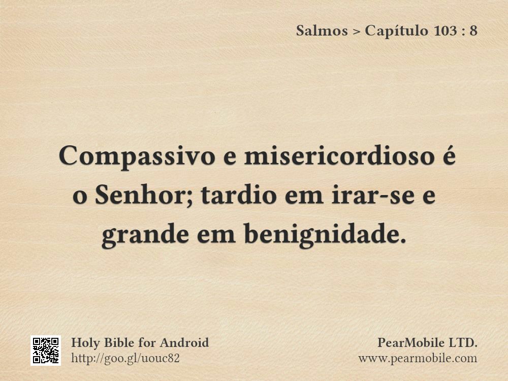 Salmos, Capítulo 103:8